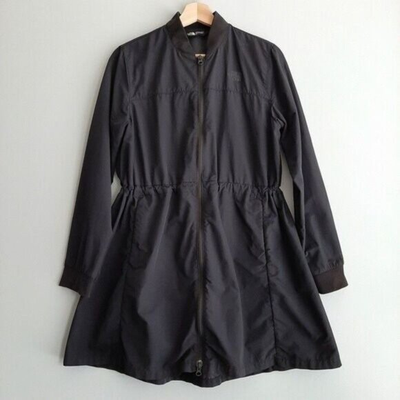THE NORTH FACE Windwall Coat / Long Jacket Black Sz S - Picture 2 of 12